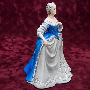 Фарфоровая статуэтка Императрица «ЕКАТЕРИНА ВЕЛИКАЯ», Franklin Porcelain, США - 1983 год.