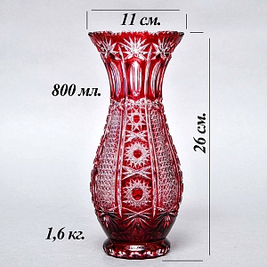 Фигурная Коллекционная Ваза Хрусталь JOSKA BODENMAIS Германия, конец 60-х гг.