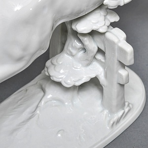 Коллекционная Фарфоровая статуэтка «Наездница. Женский Конкур», ROSENTHAL Германия, 1938 - 1948 годы.