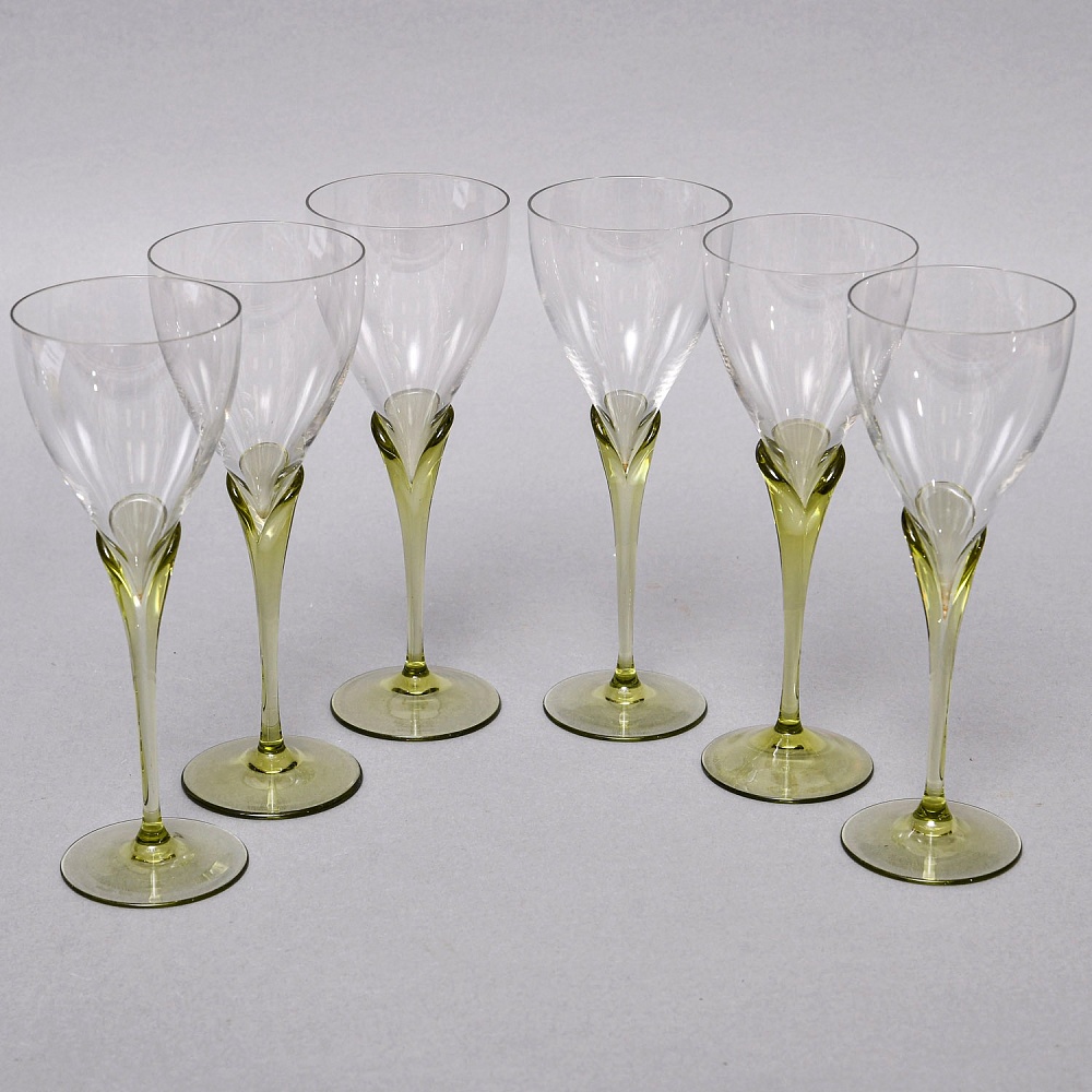 Бокалы для вина «Papyrus», Хрусталь Rosenthal Studio Line, Германия -1960 -1969 годы.