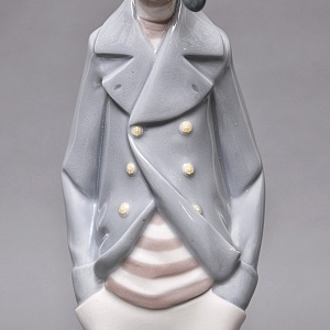 Коллекционная Фарфоровая статуэтка «Отважный капитан», Lladro Испания, 1971 - 1974 годы. 