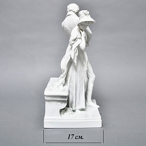 Антикварная Фарфоровая статуэтка «Дама с кавалером. Размолвка», ROSENTHAL Германия - 1926 год. 