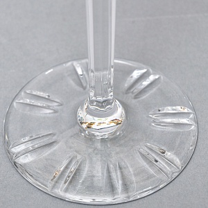 Пять Бокалов для Вина из Цветного Хрусталя, Barthmann Германия, начало 70-х годов ХХ века. 