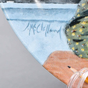 Коллекционная Фарфоровая Тарелка «День девочки Бекки. Школа», RECO США - 1986 год. 