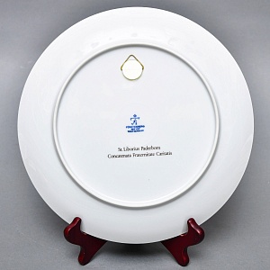 Коллекционное Фарфоровое блюдо - тарелка «ПАВЛИН», Furstenberg Германия, вторая половина ХХ века.