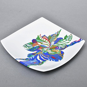 Декоративный комплект - Две Вазы и Блюдо из коллекции TASCA, Фарфор Rosenthal Германия, 80-е годы.