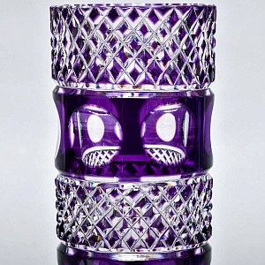 Дизайнерская Ваза Цветного Хрусталя WMF Crystal Cabinet Германия -70 годы ХХ века..