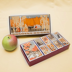 Памятный Сувенирый Набор - Хозяйственные Спички «Золотая Осень», СССР -1965 год. 