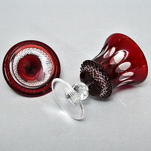 «Рубиновый Хрусталь» - Орешница - Ваза - Конфетница - Доза, DOROTHEENHUTTE Германия.