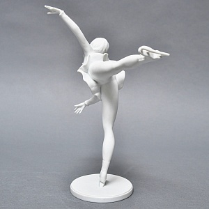 Редкая! Статуэтка «Фигуристка - Танец на льду», Бисквитный фарфор Kaiser, Германия -1979 год.