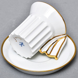  Фарфоровый Кофейный сервиз тет-а-тет «Греческие колонны» 8 предметов, Furstenberg Германия.