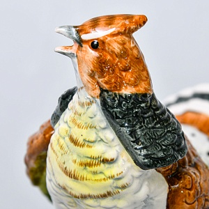 Фарфоровая Статуэтка «Птица - Рябчик», Германия вторая половина ХХ века.