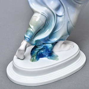 Антикварная Фарфоровая статуэтка Арт Деко «Невеста ветра», Rosenthal Германия, 1912 - 1914 годы. 