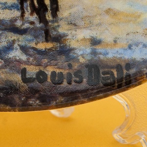 Коллекционная Тарелка «Париж - Базилика Сакре-Кер» Фарфор, Лимож, Limoges, Франция.