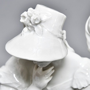 Антикварная Фарфоровая статуэтка «Дама с кавалером. Размолвка», ROSENTHAL Германия - 1926 год. 