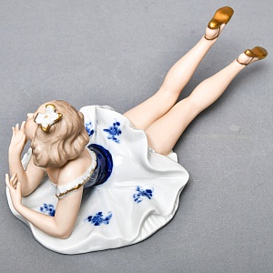 Коллекционная Фарфоровая статуэтка «Танцовщица - балерина», WALLENDORF Германия. 