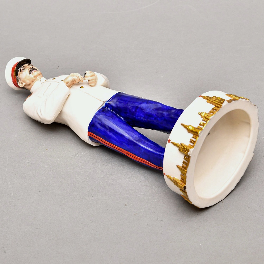 Коллекционная Авторская Статуэтка «Генералиссимус СССР - Сталин И.В.», фарфор, Россия. 