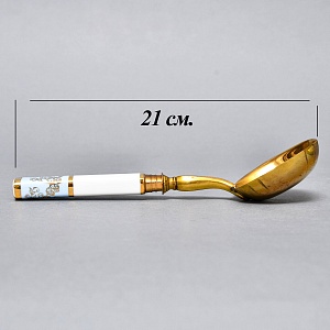 Набор для подачи и сервировки - 3 предмета, "Незабудки" Фарфор Haviland Франция, первая половина ХХ века.