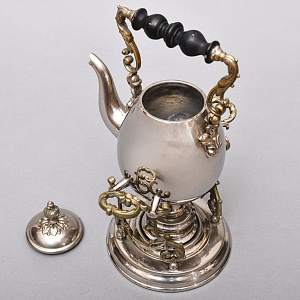 Небольшая Бульотка - Чайник - Запарник, Металл Silverplated, Англия, первая половина ХХ века. 