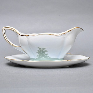 Столовый Фарфоровый сервиз «Охота» на 12 персон, Kaestner Saxonia Германия, первая половина ХХ века.