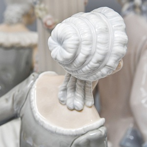  Большая Электрическая Лампа - Светильник «ТАНЕЦ», Фарфор Lladro Испания, 1971 - 1989 годы. 