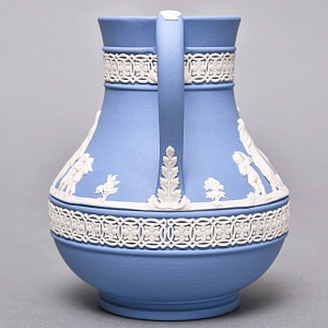 Кувшинчик - Молочник - Сливочник «Голубой Антик», фарфор ВЕДЖВУД / WEDGWOOD, Англия.