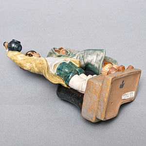 Коллекционная Фарфоровая статуэтка «Дети с фонарем», Lladro серия Грес, Испания.