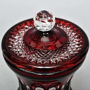 «Рубиновый Хрусталь» - Орешница - Ваза - Конфетница - Доза, DOROTHEENHUTTE Германия.