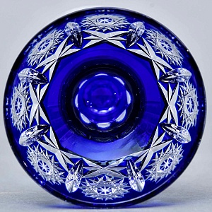 Элегантный Хрустальный Подсвечник на одну свечу, JOSKA BODENMAIS Германия, конец 60-х гг. 