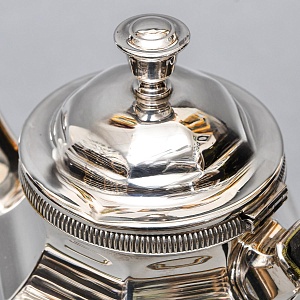 Винтажный Металлический Кофейник - Чайник на 1 л. Silverplated, Christofle Франция. 