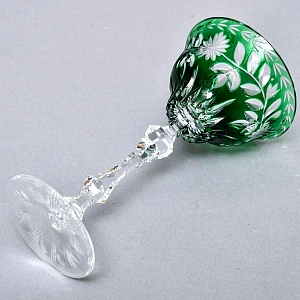 Антикварный Коллекционный Хрустальный Бокал для вина Knittel FAKIRIS, Германия 30 гг.