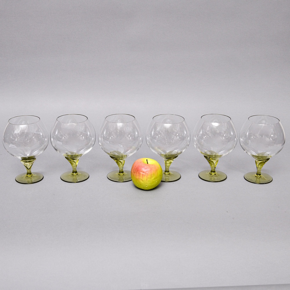 Бокалы для Коньяка «Papyrus», Хрусталь Rosenthal Studio Line, Германия -1960 - 1969 годы.