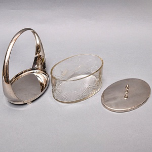 Вазочка - Корзинка - Конфетница - Бисквитница, SHEFFIELD Англия Silverplate, 60 -е годы ХХ века. 