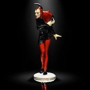 Редкость! Большая Фарфоровая статуэтка «МЕФИСТОФЕЛЬ», Hutschenreuther Германия. 