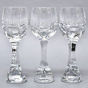 Редкость! Хрустальные Бокалы - Фужеры для Вина серия «Neptune», BACCARAT, Франция, 80 -гг. 