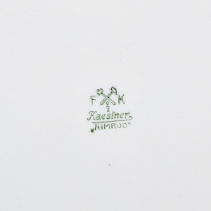 Столовый Фарфоровый сервиз «Охота» на 12 персон, Kaestner Saxonia Германия, первая половина ХХ века.