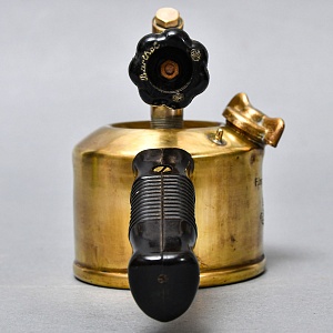 Винтажная Латунная Бензиновая Горелка - Паяльная Лампа, BARTHEL Германия -50 гг. 