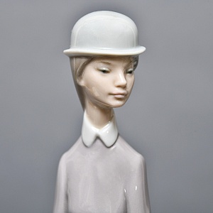 Коллекционная Фарфоровая статуэтка «Прекрасная наездница», Lladro Испания, 1984 - 1989 годы.