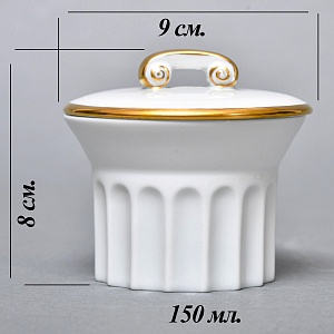  Фарфоровый Кофейный сервиз тет-а-тет «Греческие колонны» 8 предметов, Furstenberg Германия.