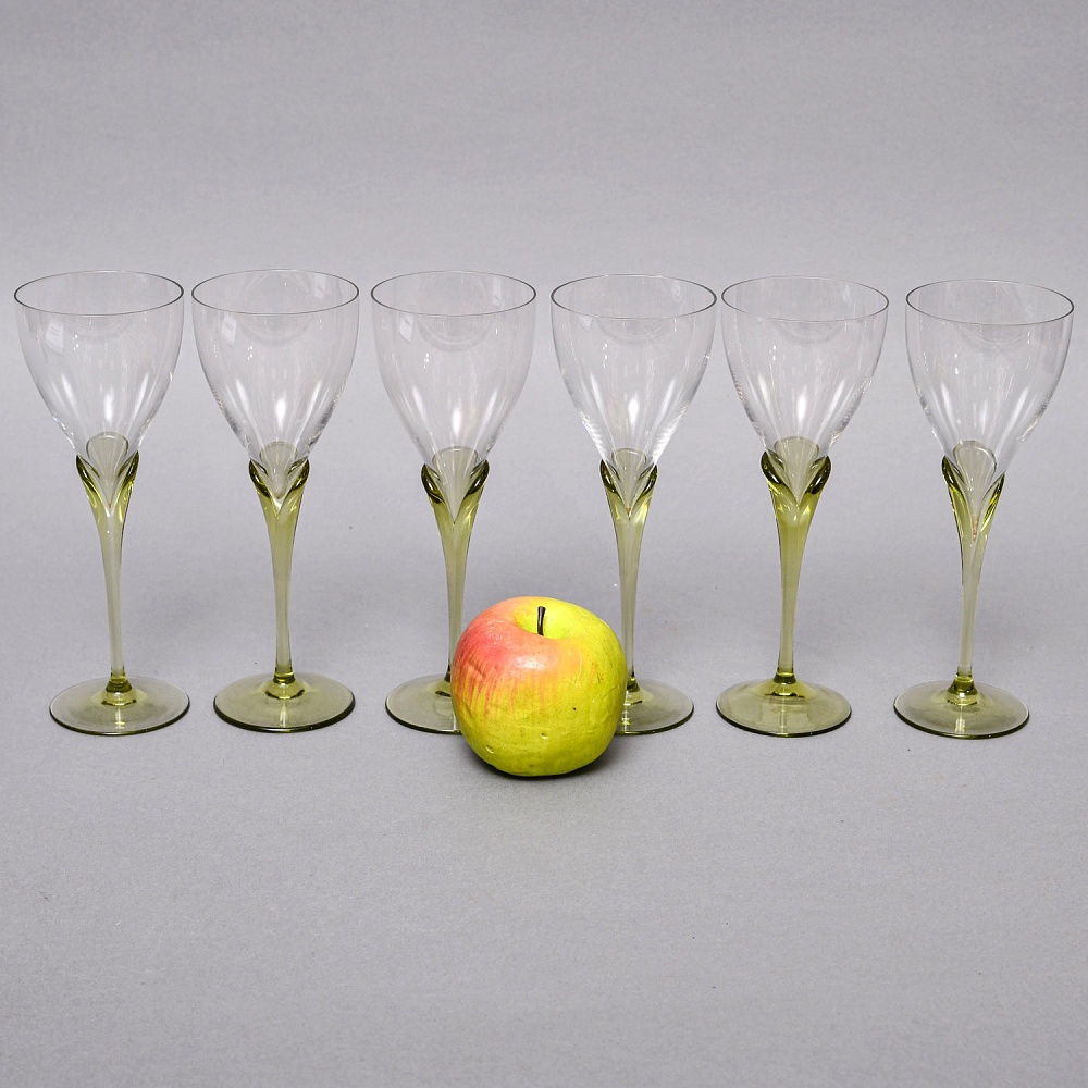 Бокалы для вина «Papyrus», Хрусталь Rosenthal Studio Line, Германия -1960 -1969 годы.
