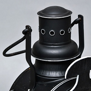 Редкость! Большой Железнодорожный Керосиновый Сигнальный Фонарь, Германия -1974 год.