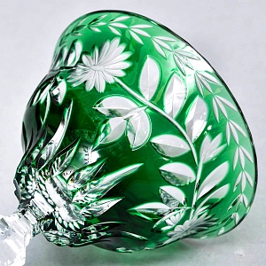 Антикварный Коллекционный Хрустальный Бокал для вина Knittel FAKIRIS, Германия 30 гг.