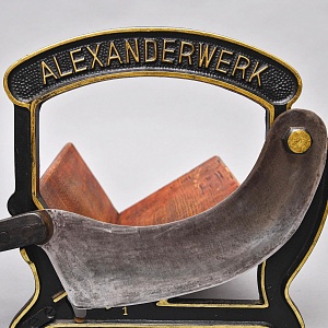 Антикварная Чугунная Ручная Хлеборезка - Слайсер - Нож, Alexanderwerk Германия.