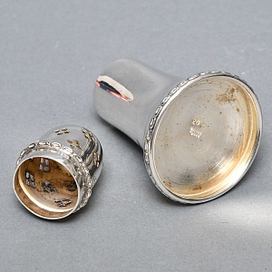 Винтажная Металлическая Баночка - Емкость для сахарной пудры, Sheffield, Англия 50 гг.