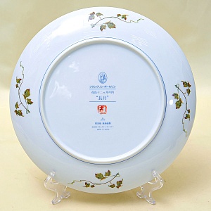 Тарелка - Блюдо «Июнь» - «Рябчики и Луговые Цветы» Фарфор, Franklin Mint Япония, 1979 год.