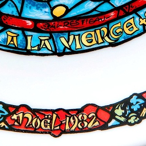 Коллекционная Тарелка - Блюдо «Благовещение» Фарфор, Henri d'Arceau-Limoge, Франция -1982 год.