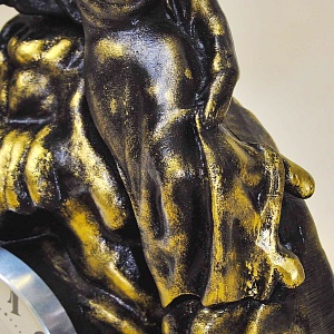 Чугунные Механические Настольные часы «Каменный Цветок», ЧЧЗ - МОЛНИЯ СССР-1967 год. 