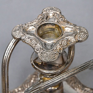 Пара Антикварных Канделябров Подсвечников Silverplated, SHEFFIELD Англия начало ХХ век.