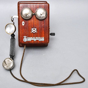 Антикварный Настенный Телефонный аппарат - Телефон «CHARLES FEVTS N.V.», Бельгия -1915 год. 