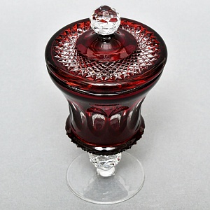 «Рубиновый Хрусталь» - Орешница - Ваза - Конфетница - Доза, DOROTHEENHUTTE Германия.